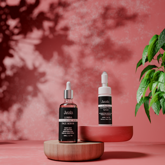 Skin Essentials Kit – Face Wash + Hyaluronic Serum.